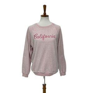 CUTE pink California crewneck sweatshirt medium